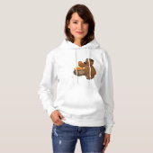 Schattig Honey Loving Beer met Honey Pot Hoodie (Voorkant volledig)