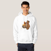 Schattig Honey Loving Beer met Honey Pot Hoodie (Voorkant volledig)