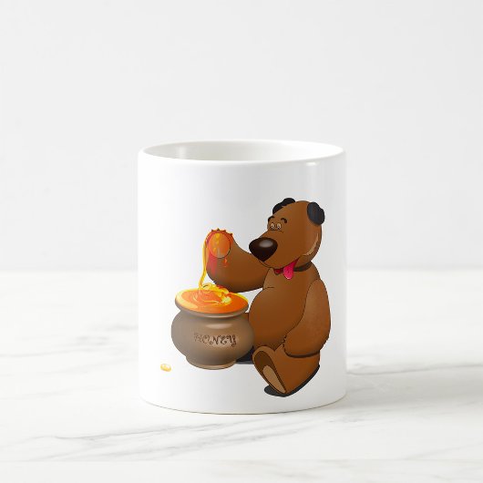 Schattig Honey Loving Beer met Honey Pot Koffiemok