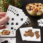 Schattig Honey Loving Beer met Honey Pot Pokerkaarten (Insitu)