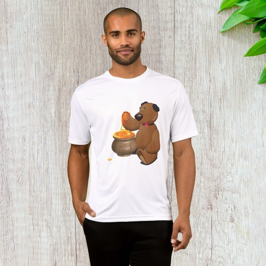 Schattig Honey Loving Beer met Honey Pot T-shirt