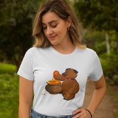 Schattig Honey Loving Beer met Honey Pot T-shirt