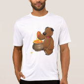 Schattig Honey Loving Beer met Honey Pot T-shirt (Voorkant)