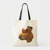 Schattig Honey Loving Beer met Honey Pot Tote Bag (Voorkant)