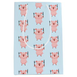 Schattig Hongerig Biggetje Medium Cadeauzakje