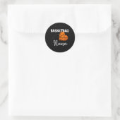 Schattig Honkbal Hart Honkbal Nana Ronde Sticker (Tas)