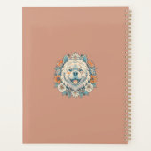 schattig-hoofd-chow-chow-met-bloemen planner (Achterkant)