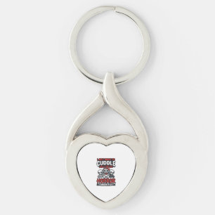 Schattig horrorfilm knuffel vintage grafisch shirt sleutelhanger