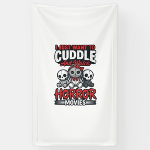 Schattig horrorfilm knuffel vintage grafisch shirt spandoek