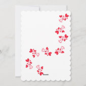 Schattig Houd Van Jou Voor Altijd Personaliseer Feestdagenkaart (Achterkant)