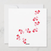 Schattig Houd Van Jou Voor Altijd Personaliseren Feestdagenkaart (Achterkant)