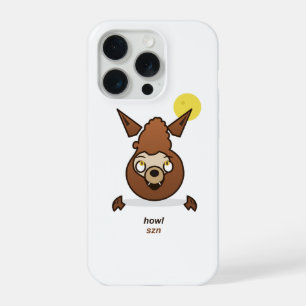 Schattig Huil Szn Cartoon Weerwolf Halloween Ontwe iPhone 15 Pro Case