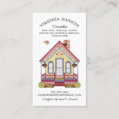 Schattig Huis Zorgverlener Diensten Eenzijdig Visitekaartje (Voorkant)