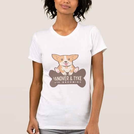 Schattig huisdier Hond T-shirt (Voorkant)