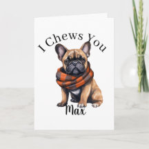 Schattig I Kauw Op Jou | Franse Wenskaart
