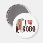 Schattig! I LOVE <3 BOBO-ontwerp - Bigfoot vinden Magneet (Voorkant / Achterkant)