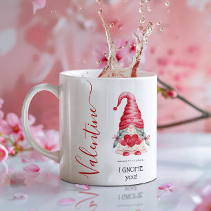 Schattig I Meisje GNOME je Valentijnsdag Koffiemok