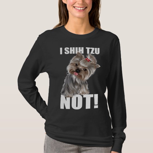 Schattig I Shih Tzu Niet Bundel Extender Mockup Hu T-shirt (Voorkant)
