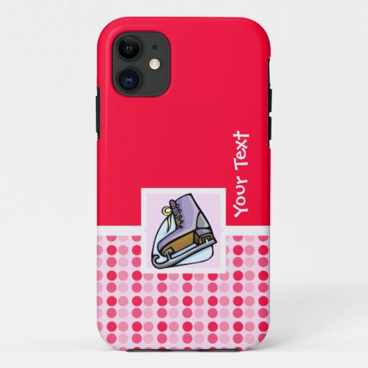 Schattig Ice Schaats Case-Mate iPhone Case (Achterkant)