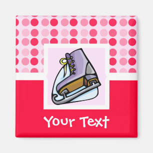 Schattig Ice Schaats Magneet