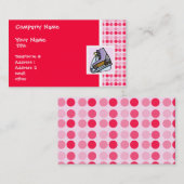 Schattig Ice Schaats Visitekaartje (Voorkant / Achterkant)