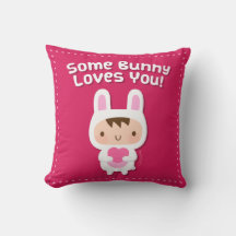 Schattig Iemand Bunny Houdt Van Jou Liefde Pun