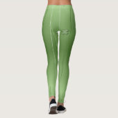 Schattig Iers Klaverontwerp Leggings (Achterkant)