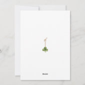 Schattig Iers prullariaanstel St. Patrick's Day Feestdagenkaart (Achterkant)