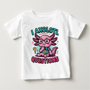 Schattig ik Axolotl Vragen azteek nerd met bril