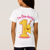 schattig "Ik ben een-derful!" T-shirt (Achterkant)