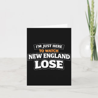 Schattig Ik ben hier gewoon om New England te zien Kaart