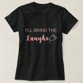 Schattig, ik breng de lachsalvo vrijgezellenfeest t-shirt