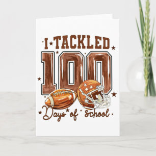 Schattig ik heb 100 dagen schoolvoetbal getackeld kaart