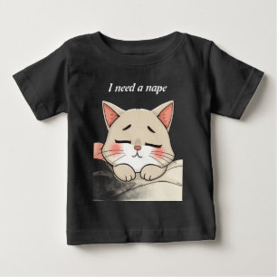 Schattig Ik Heb een Slaapje Nodig Slapende Kat Kaw