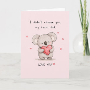 Schattig Ik Heb Jou Niet Uitgekozen Groet Kaart
