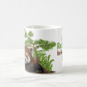 Schattig ik hield van Red Panda Kinder Koffiemok (Center)