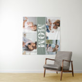 Schattig ik hou van je mama Moederdag Foto Wandkleed (In Situ (horizontaal))