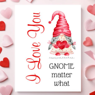 Schattig Ik Hou Van Jou Kabouter Maakt Niet Uit Wa Kaart