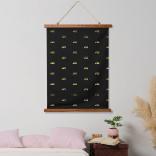 Schattig Ik Hou Van Kippen Ontwerp Grappige Kippen Hangend Wandkleed