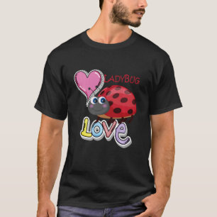Schattig Ik Hou Van Lieveheersbeestje Entomologie T-shirt