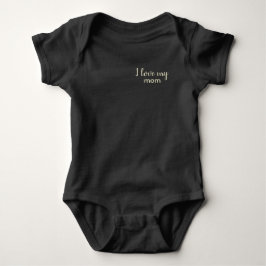 Schattig Ik Hou Van Mijn Moeder Baby Romper
