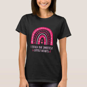 Schattig Ik Leer De Mooiste Hartjes Regenboog Lera T-shirt