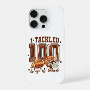 Schattig ik overwon 100 dagen schoolvoetbal kinder iPhone 15 pro case