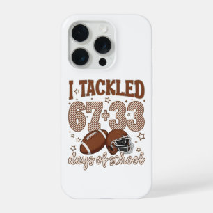 Schattig ik overwon 100 dagen schoolvoetbal kinder iPhone 15 pro case