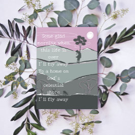 Schattig Ik vlieg weg Hymne ballonnen Poster voor 