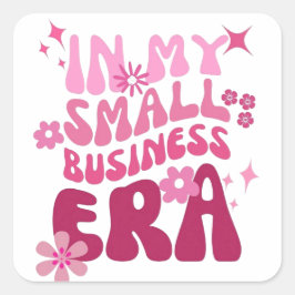 Schattig in mijn kleine zakelijke periode sticker