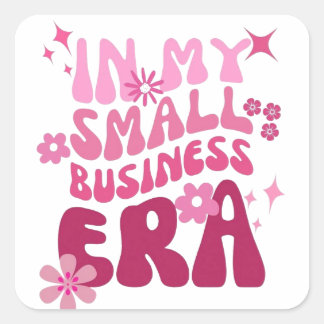 Schattig in mijn kleine zakelijke periode sticker