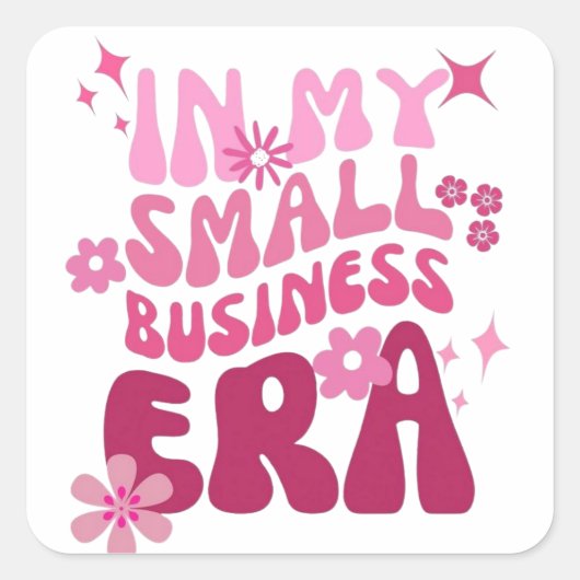 Schattig in mijn kleine zakelijke periode sticker (Voorkant)