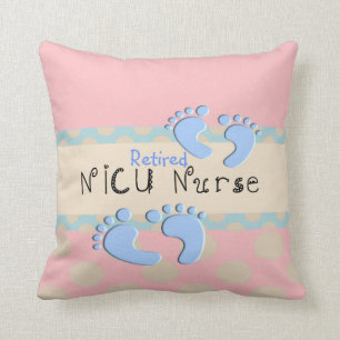 Schattig in ruste NICU verpleegster Pillow Kussen