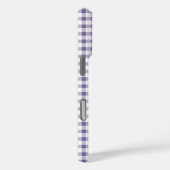 Schattig Indigo Gingham Patroon Case-Mate iPhone Case (Achterkant / Rechts)